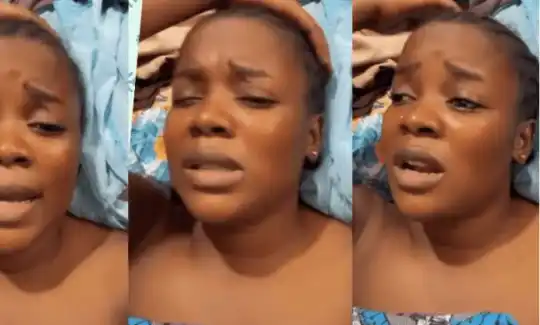 "I never knew the old man was good in bed, my 'toto' is burning"- Lady cries after hot @topa session