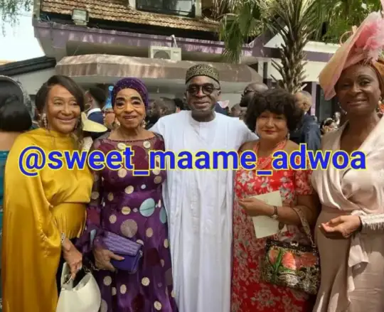 Aliko Dangote and Other Rich Men Attended The White Wedding Of Nana Addo's Daughter (PHOTOS)